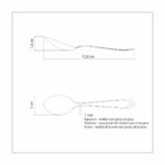 Cuchara De Te Tramontina Acero Inoxidable Laguna X12 Unid - Imagen 3