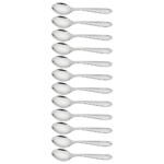 Cuchara De Te Tramontina Acero Inoxidable Laguna X12 Unid