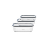 Juego Recipientes Hermeticos Tramontina Vidrio 3 Piezas - Imagen 3