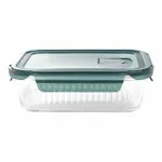 Recipiente Rectangular Vianda Borosilicato Hermetico 1400 Ml
