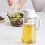 Aceitera Con Tapa Automatica 630 Ml Vidrio Plastico Selecta - Imagen 3