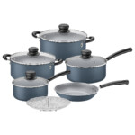 Juego De Ollas Bateria Tramontina Cocina 6 Piezas Versalhes Azul