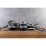 Juego De Ollas Tramontina Bateria Linz 7 Piezas Antiadherente - NEGRO - Imagen 10