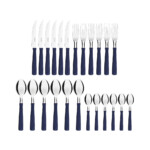 Juego De Cubiertos Kit Tramontina 24 Piezas New Kolor Azul Azul - Imagen 2