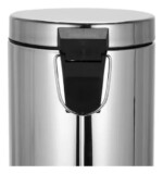 Papelera Acero Inoxidable 12 Litros Tacho Cesto Con Pedal Y Tapa - Imagen 4